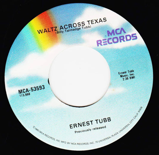 Ernest Tubb – Waltz Across Texas / Walking The Floor Over You
