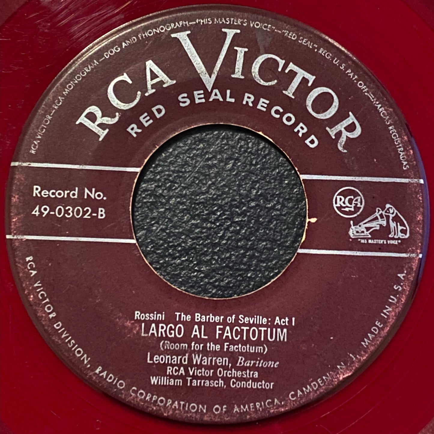 Leonard Warren – Chanson Du Toreador / Largo Al Factotum