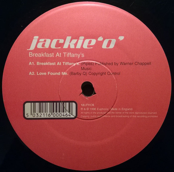 Jackie 'O' – Breakfast At Tiffany's / One Of Us