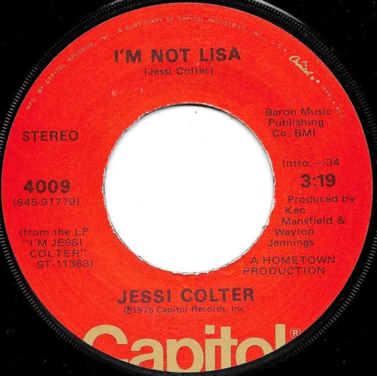 Jessi Colter – I'm Not Lisa