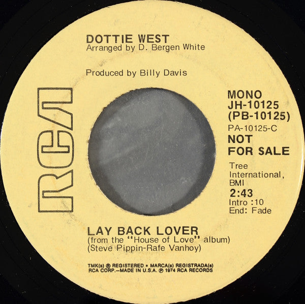 Dottie West – Lay Back Lover