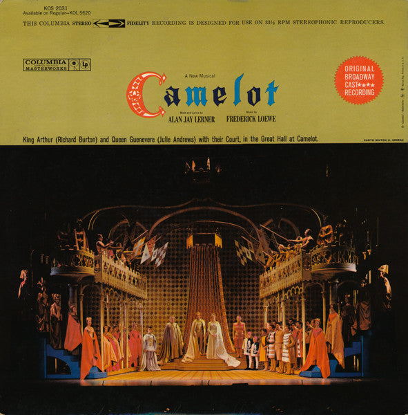 Alan Jay Lerner, Frederick Loewe, Julie Andrews, Richard Burton – Camelot (Original Broadway Cast Recording)