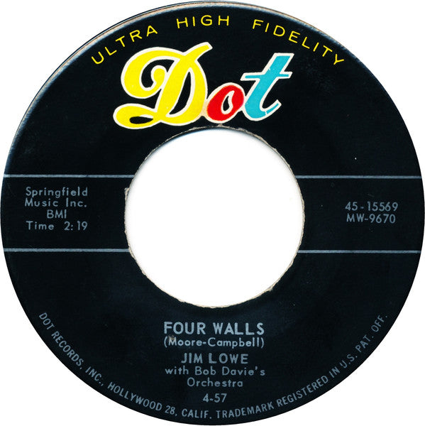Jim Lowe – Four Walls