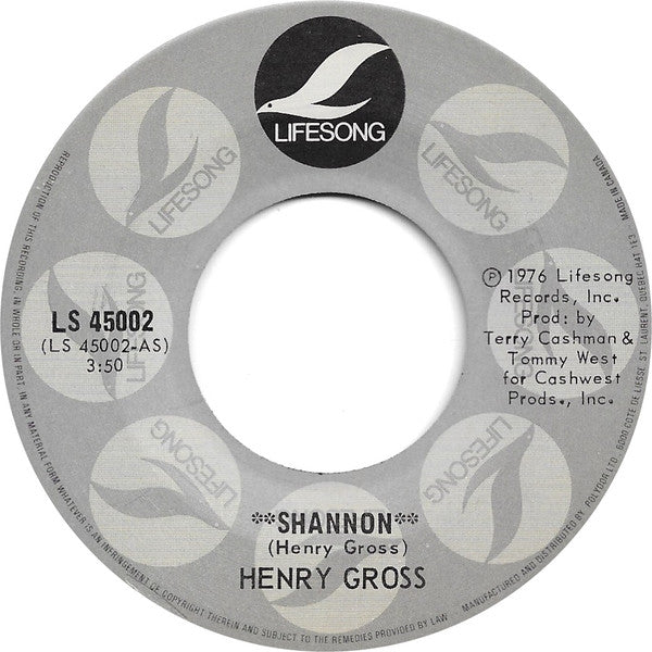 Henry Gross – Shannon