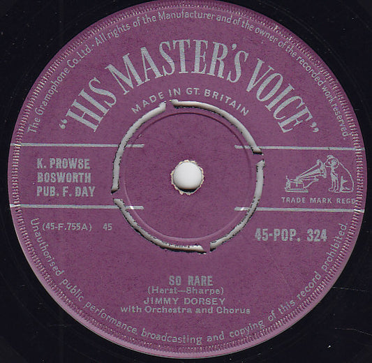 Jimmy Dorsey With Orchestra And Chorus – So Rare