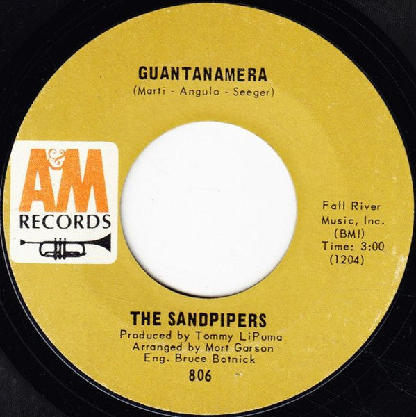 The Sandpipers – Guantanamera / What Makes You Dream, Pretty Girl?