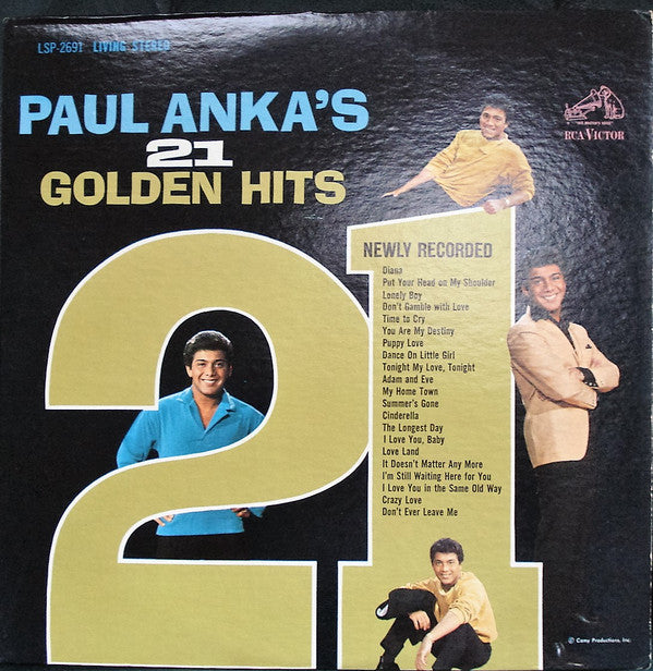 Paul Anka – Paul Anka's 21 Golden Hits