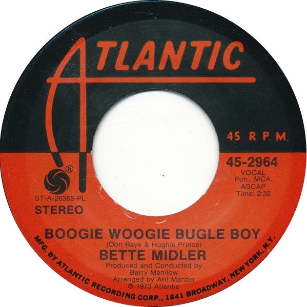 Bette Midler – Boogie Woogie Bugle Boy
