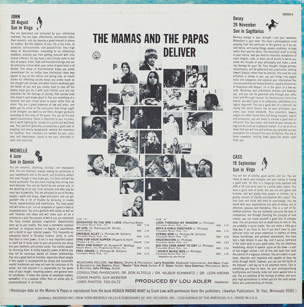 The Mamas & The Papas – The Mamas & The Papas Deliver