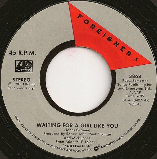 Foreigner – Waiting For A Girl Like You