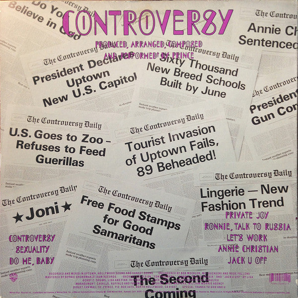 Prince – Controversy