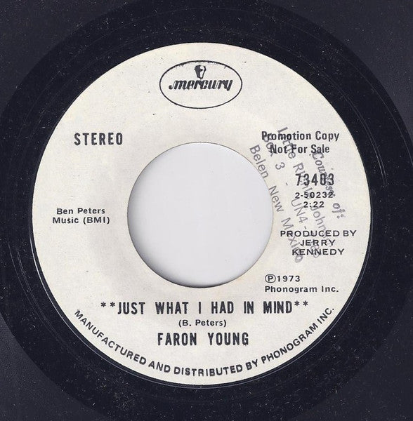 Faron Young – Just What I Had In Mind