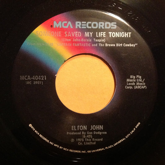 Elton John – Someone Saved My Life Tonight