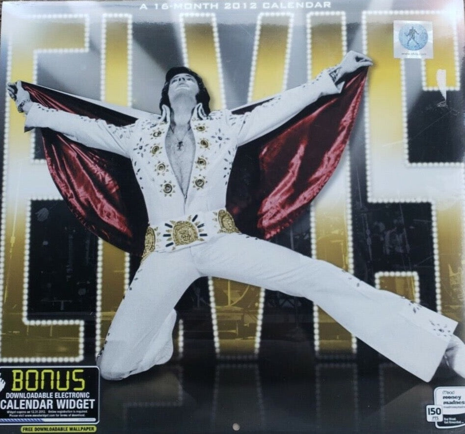 2012 ELVIS PRESLEY WALL CALENDAR
