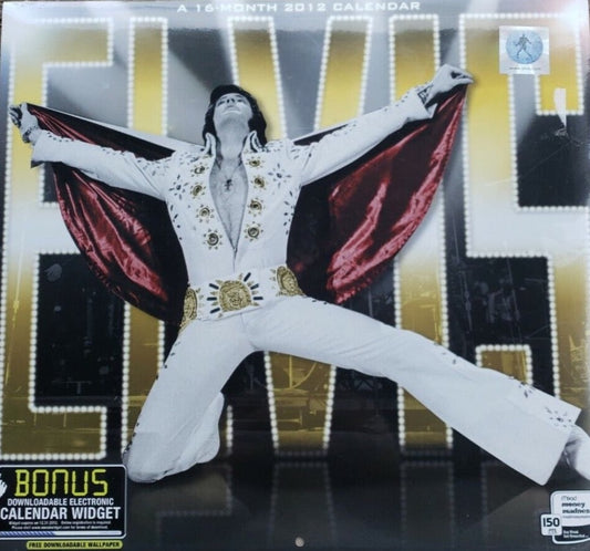 2012 ELVIS PRESLEY WALL CALENDAR