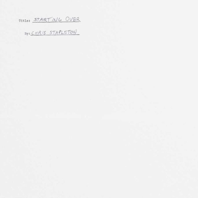 CHRIS STAPLETON / STARTING OVER