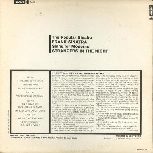 Frank Sinatra / Strangers In The Night