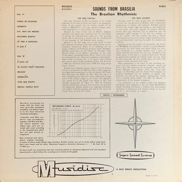 The Brasilian Rhythmists – Sounds From Brasilia