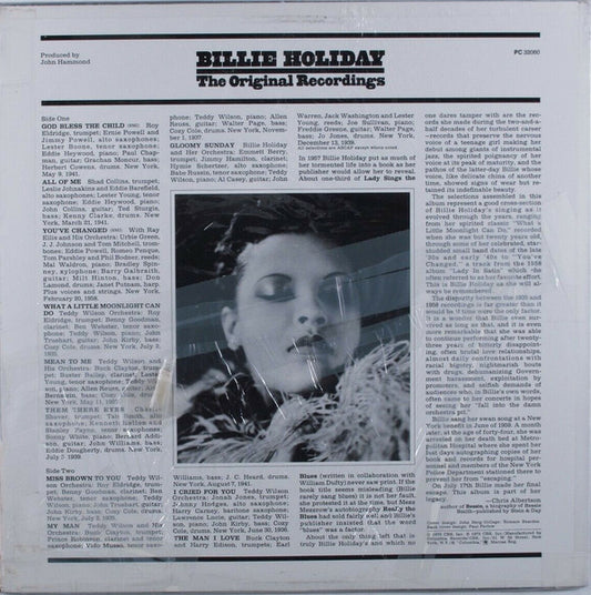 Billie Holiday – The Original Recordings