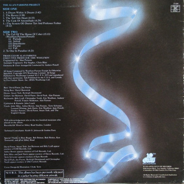 The Alan Parsons Project – Tales Of Mystery And Imagination