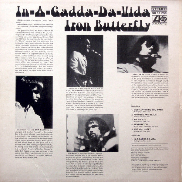 Iron Butterfly / In-A-Gadda-Da-Vida