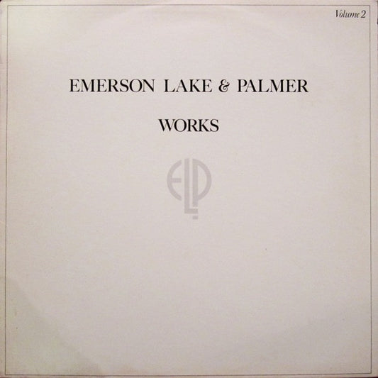 Emerson Lake & Palmer / Works Volume 2