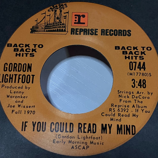 Gordon Lightfoot – If You Could Read My Mind