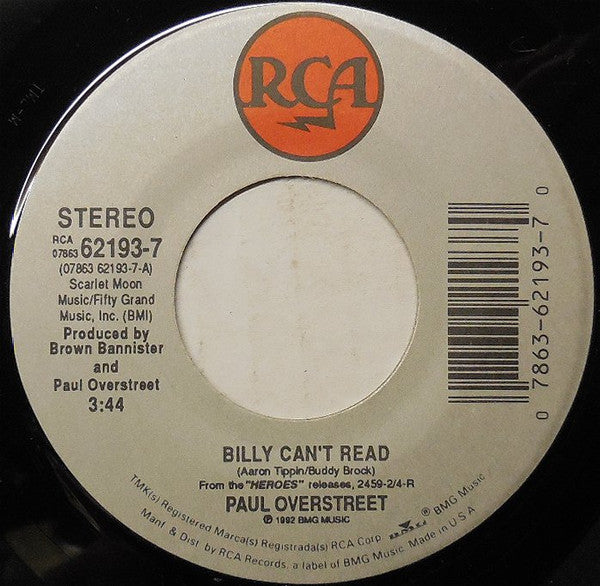 Paul Overstreet – Billy Can't Read