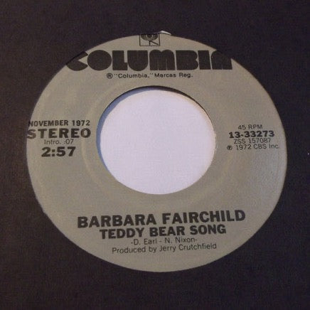 Barbara Fairchild – Teddy Bear Song / Kid Stuff