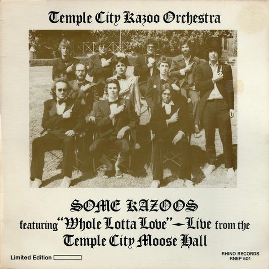 Temple City Kazoo Orchestra ‎– Some Kazoos