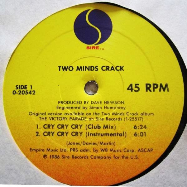 Two Minds Crack – Cry Cry Cry