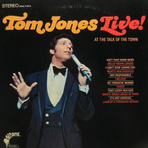 Tom Jones – Tom Jones Live! At The Talk Of The Town