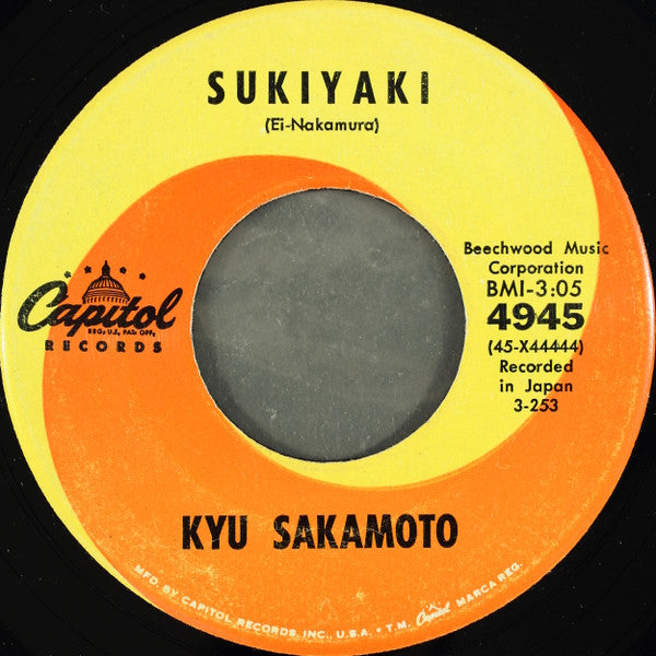 Kyu Sakamoto – Sukiyaki / Anoko No Namaewa Nantenkana