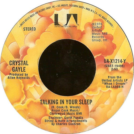 Crystal Gayle – Talking In Your Sleep