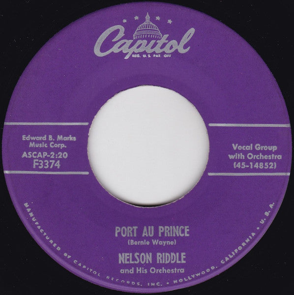 Nelson Riddle And His Orchestra – Port Au Prince / Midnight Blues