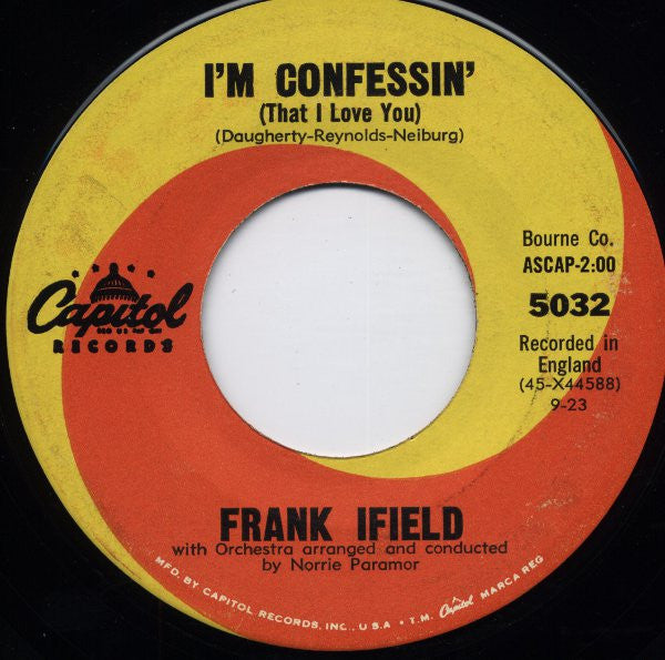 Frank Ifield – I'm Confessin' (That I Love You)