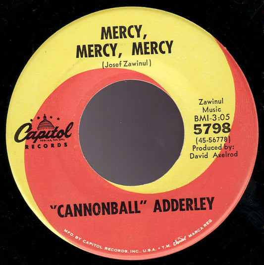 "Cannonball" Adderley – Mercy, Mercy, Mercy
