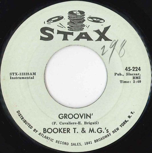 Booker T. & M.G.'s – Groovin' / Slim Jenkin's Place