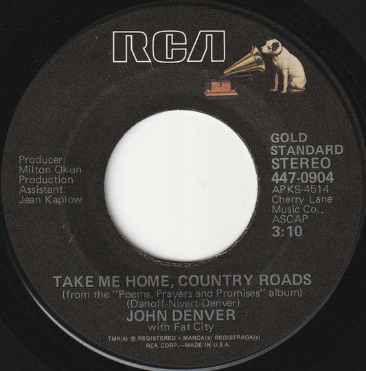 John Denver With Fat City – Take Me Home, Country Roads