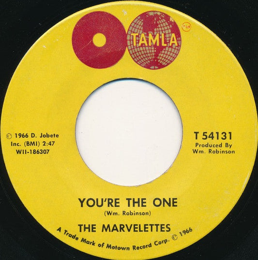 The Marvelettes – You're The One / Paper Boy