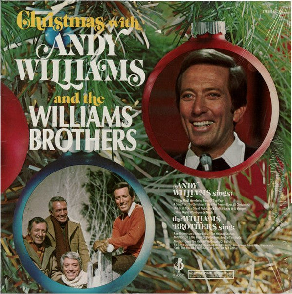 Andy Williams & The Williams Brothers  – Christmas With Andy Williams And The Williams Brothers