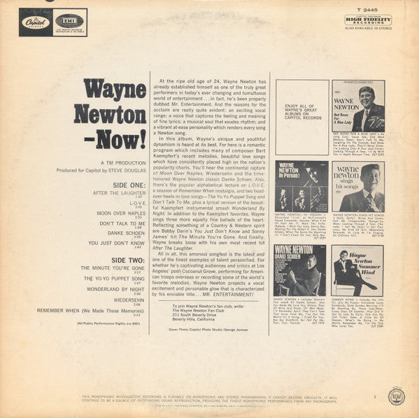Wayne Newton – Now!