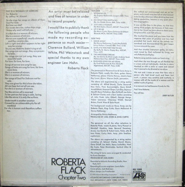 Roberta Flack / Chapter Two