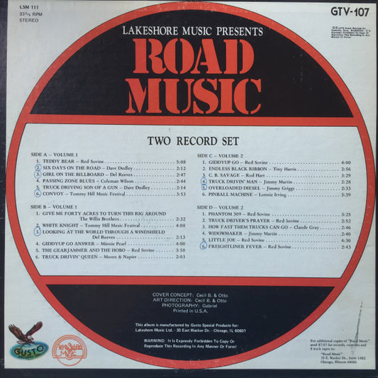 Road Music - Truck Driving Songs