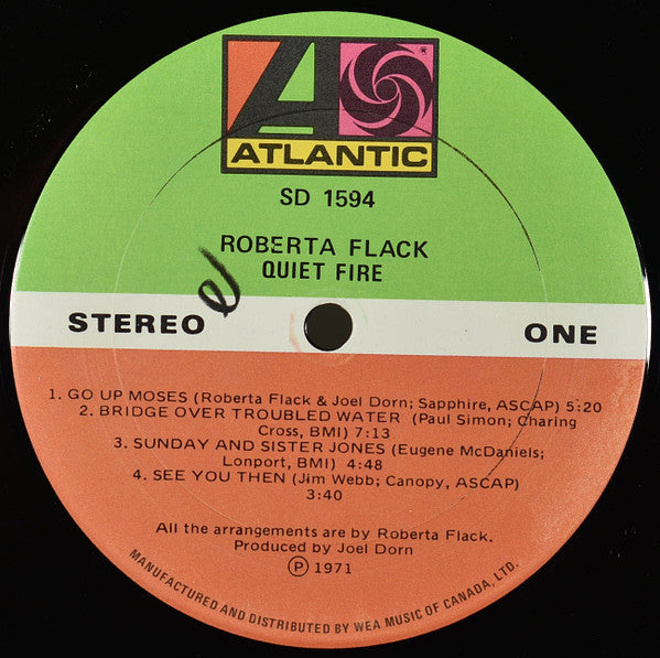 Roberta Flack / Quiet Fire