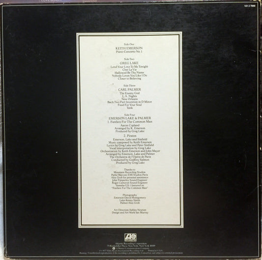 Emerson Lake & Palmer / Works (Volume 1)