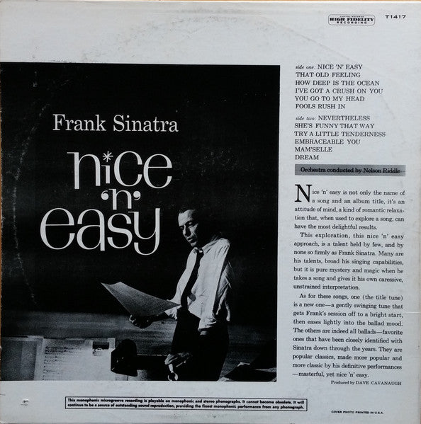 Frank Sinatra / Nice 'N' Easy
